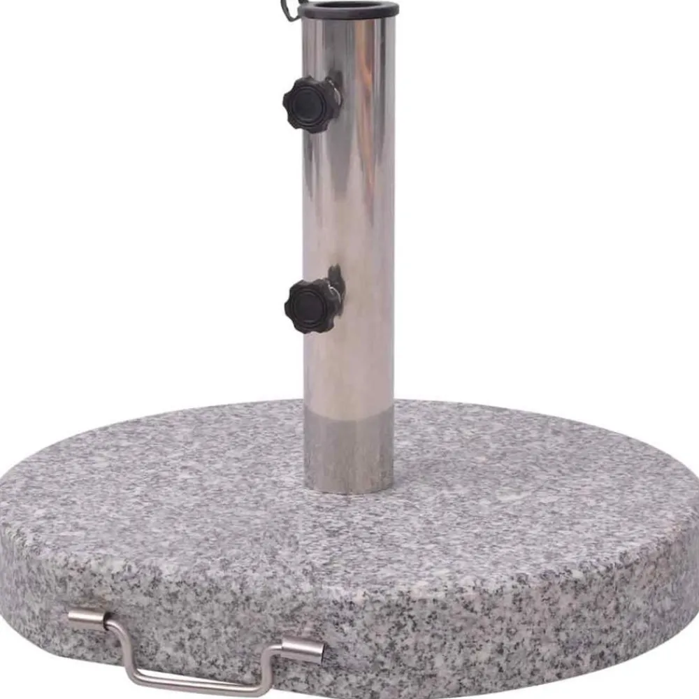 Pelouses & Jardins-vidaXL Pied de parasol 45 cm Gris