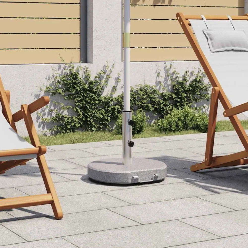 Pelouses & Jardins-vidaXL Pied de parasol 45 cm Gris