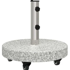 Pelouses & Jardins-vidaXL Pied de parasol 45 x 45 x 45 cm Gris