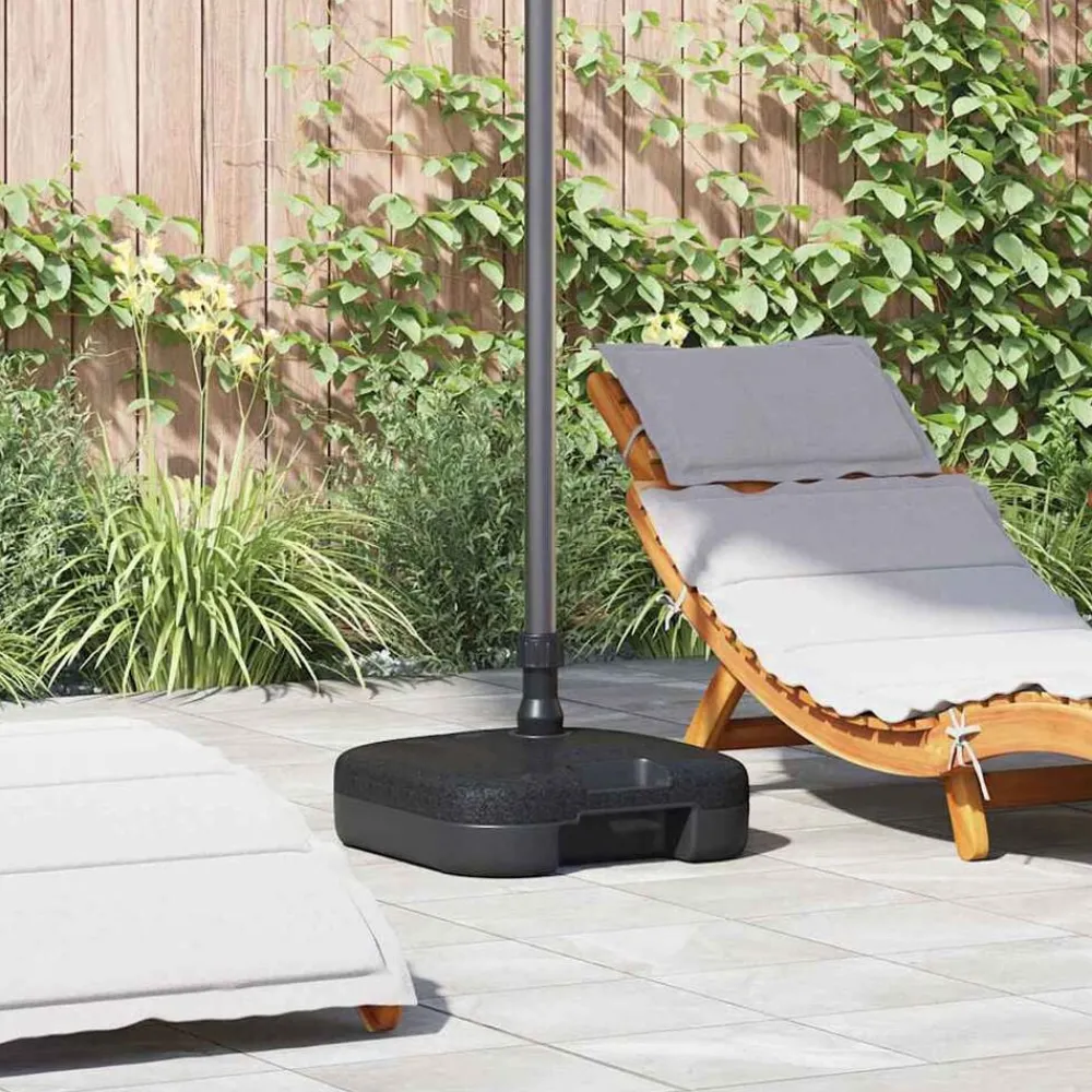 vidaXL Pied de parasol Noir 45 x 45 x 29,5 cm