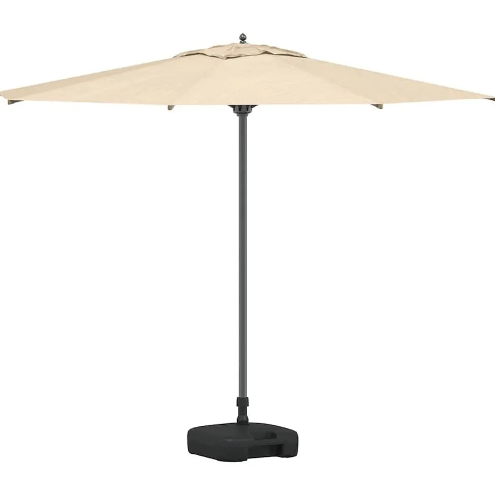 vidaXL Pied de parasol Noir 45 x 45 x 29,5 cm