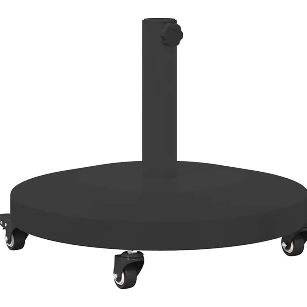 Pelouses & Jardins-vidaXL Pied de parasol 48 x 48 x 32 cm Noir