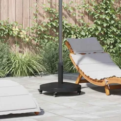 Pelouses & Jardins-vidaXL Pied de parasol 48 x 48 x 32 cm Noir