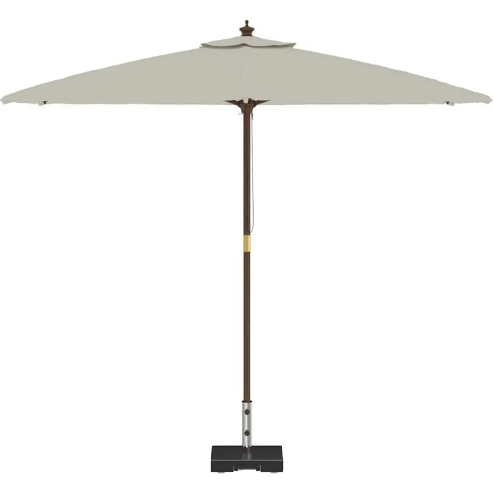 Pelouses & Jardins-vidaXL Pied de parasol 41 x 41 x 37 cm Granite Noir