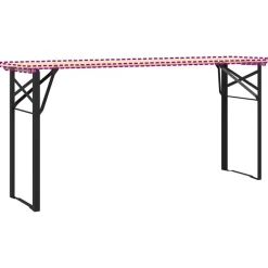 Accessoires Pour Tables-vidaXL Pied de Table à Bière 2 pcs Noir 39 x 3 x 75 cm