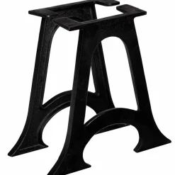 vidaXL Pied de table base 2 pcs Base voûtée Cadre en A Fonte