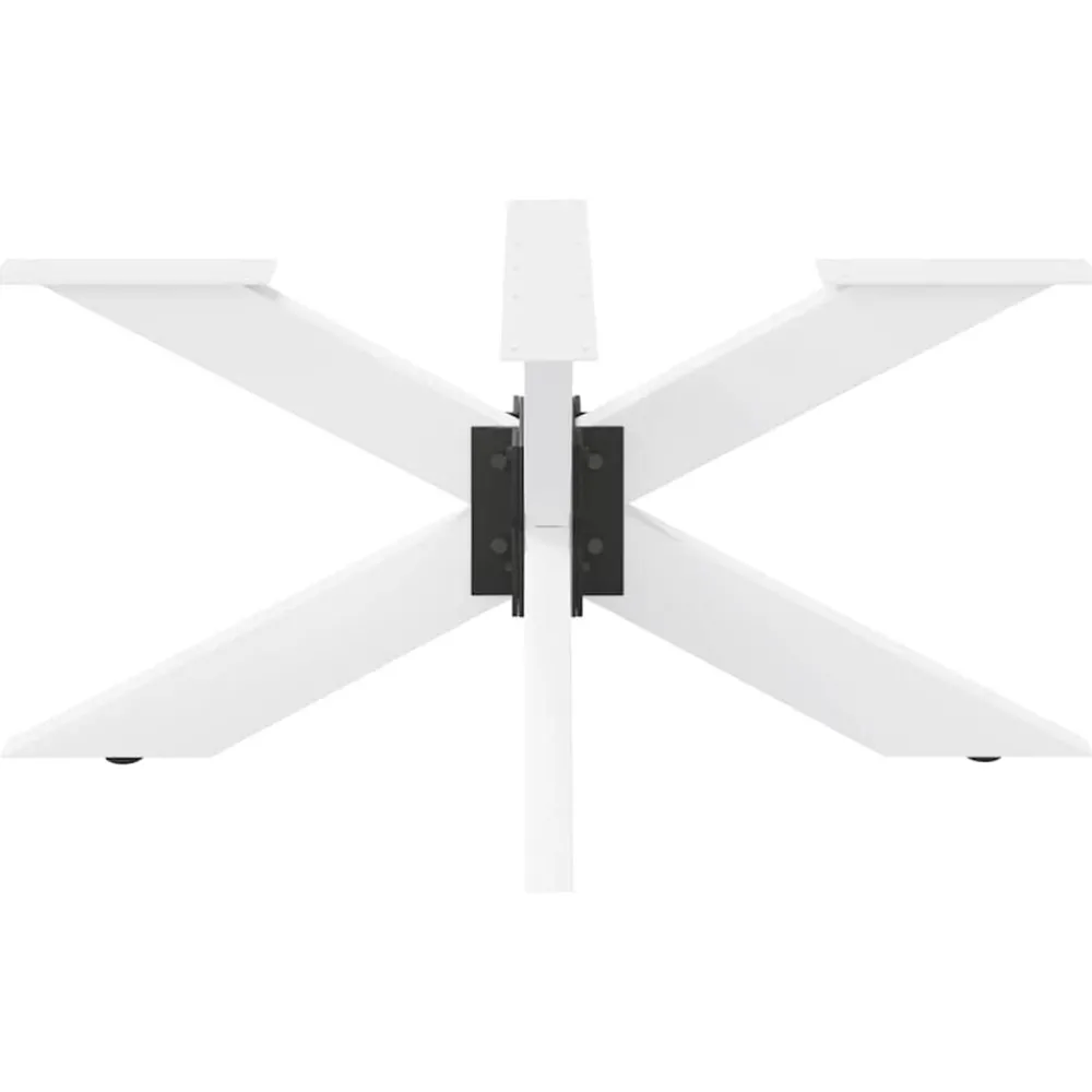 vidaXL Pied de table basse en forme d'araignée, , 98 x 58 x (42-43) cm, acier