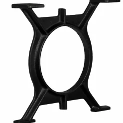 Accessoires Pour Tables-vidaXL Pied de table basse 2 pcs Cadre en O Fonte