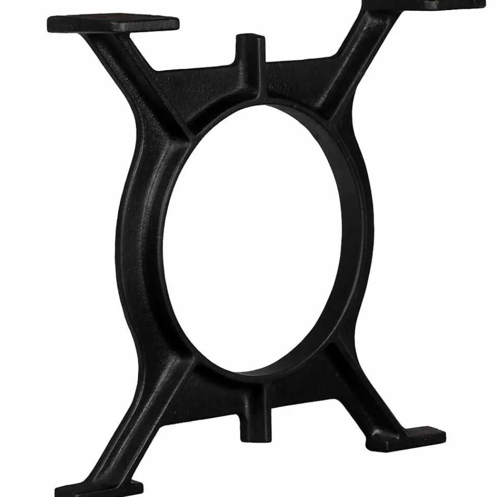 Accessoires Pour Tables-vidaXL Pied de table basse 2 pcs Cadre en O Fonte