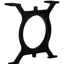 Accessoires Pour Tables-vidaXL Pied de table basse 2 pcs Cadre en O Fonte