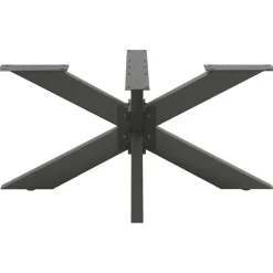 Accessoires Pour Tables-vidaXL Pied de table basse en forme d'araignée, , 98 x 58 x (42-43) cm, acier Anthracite