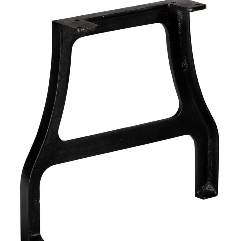 vidaXL Pied de table basse 2 pcs Cadre en A Fonte