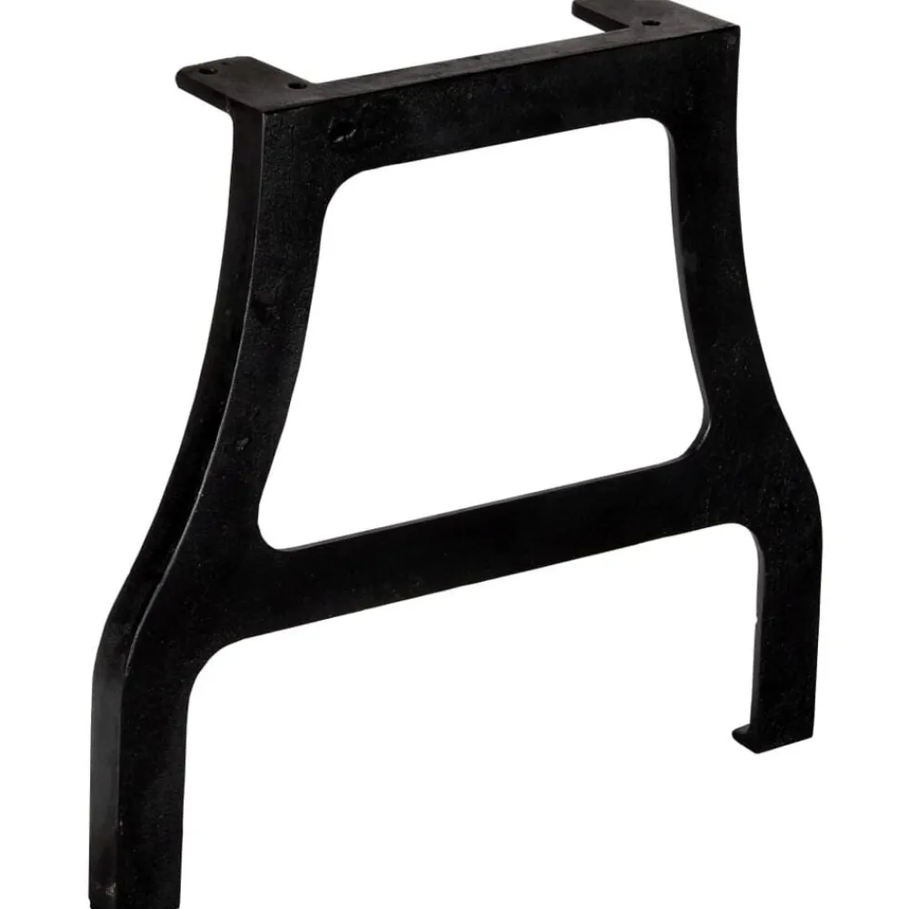 vidaXL Pied de table basse 2 pcs Cadre en A Fonte
