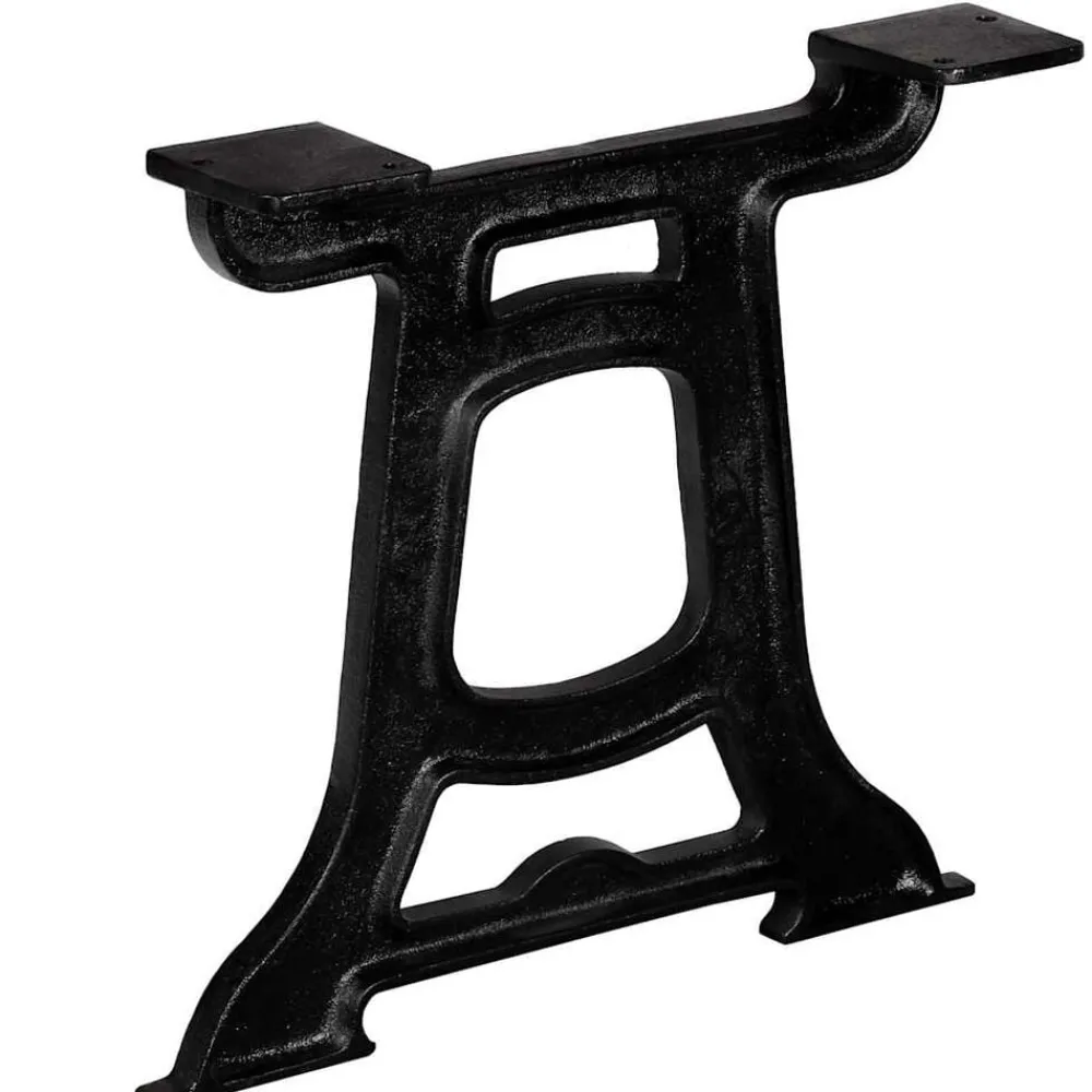 vidaXL Pied de table basse 2 pcs Cadre en Y Fonte