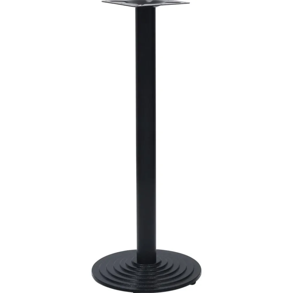 vidaXL Pied de table de bistro noir Ø43x107 cm fonte