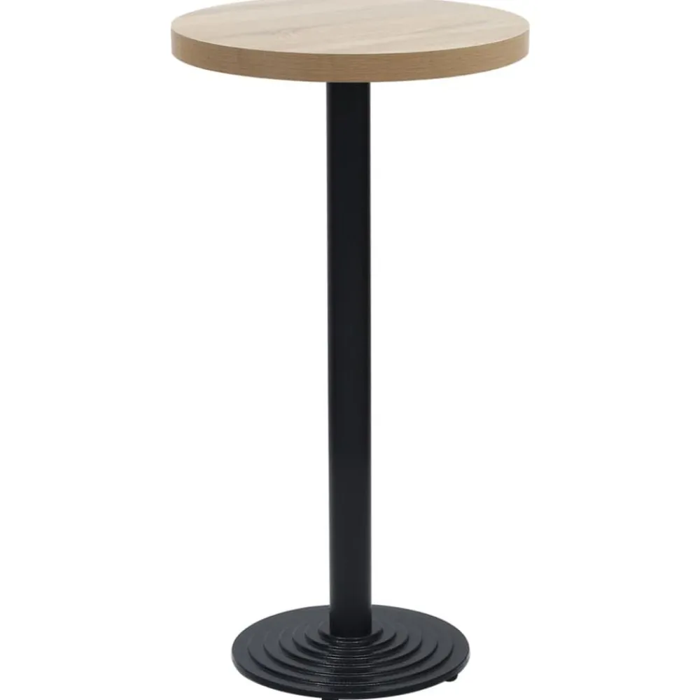 vidaXL Pied de table de bistro noir Ø43x107 cm fonte