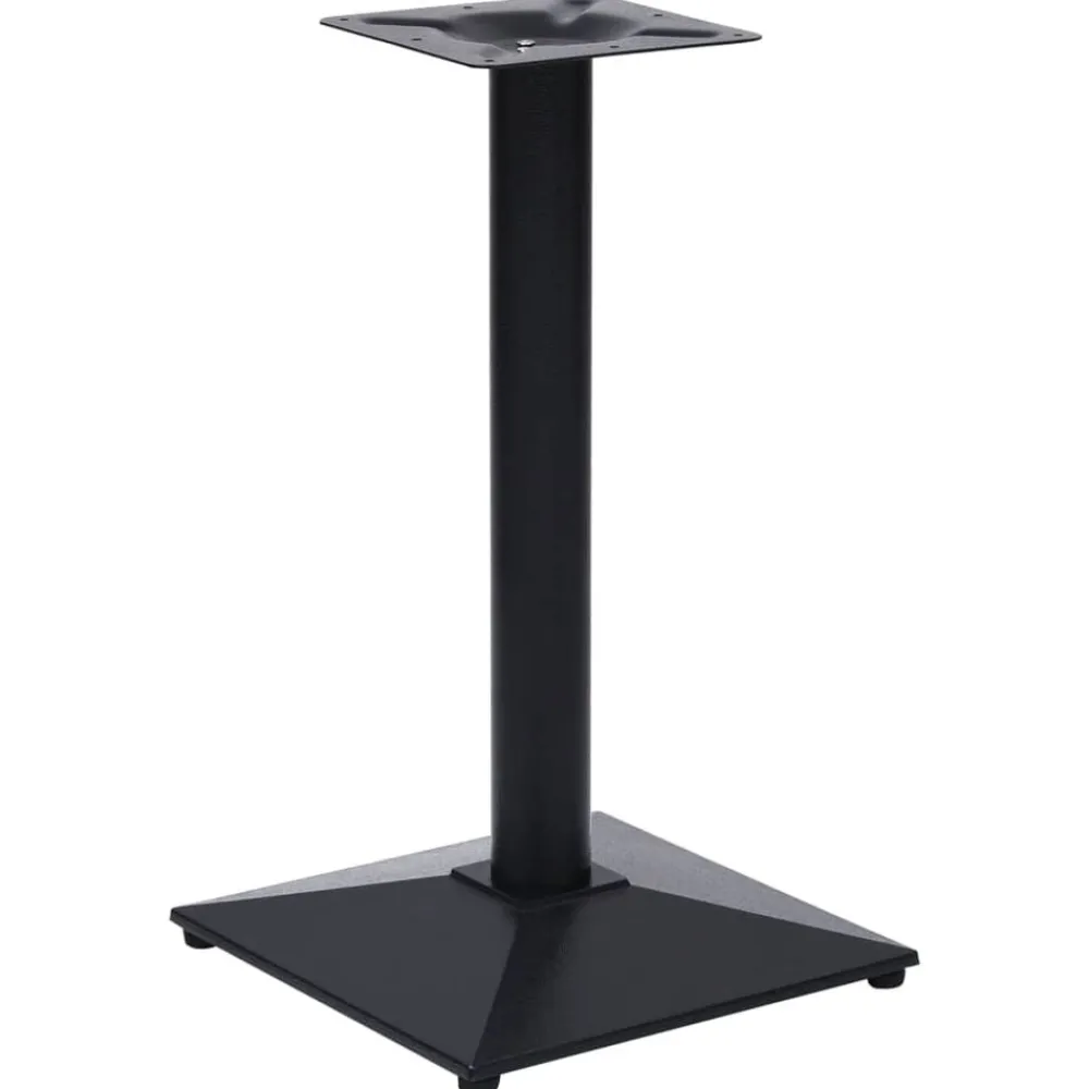 Accessoires Pour Tables-vidaXL Pied de table de bistro noir 41x41x72 cm fonte