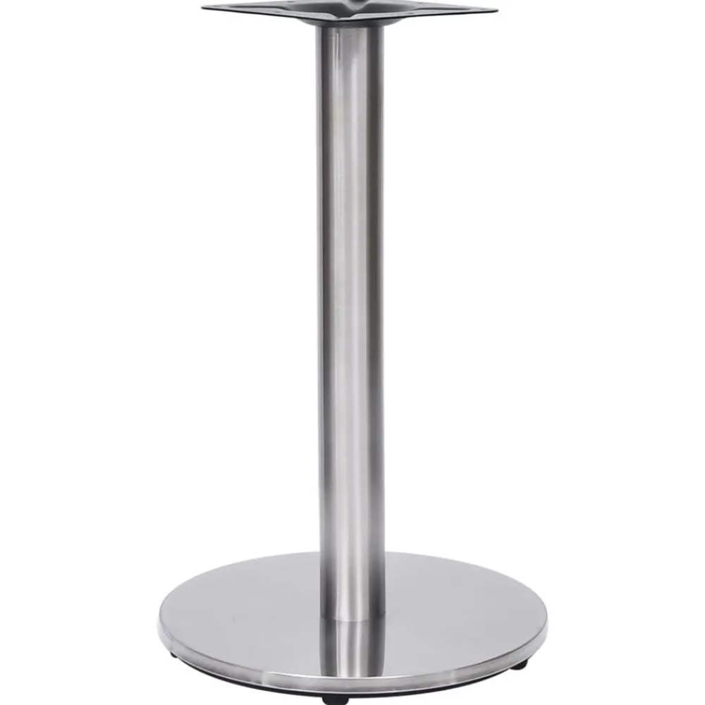 Accessoires Pour Tables-vidaXL Pied de table de bistro argenté Ø45x72 cm acier inoxydable
