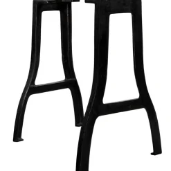 Accessoires Pour Tables-vidaXL Pied de table de salle à manger 2 pcs Cadre en A Fonte