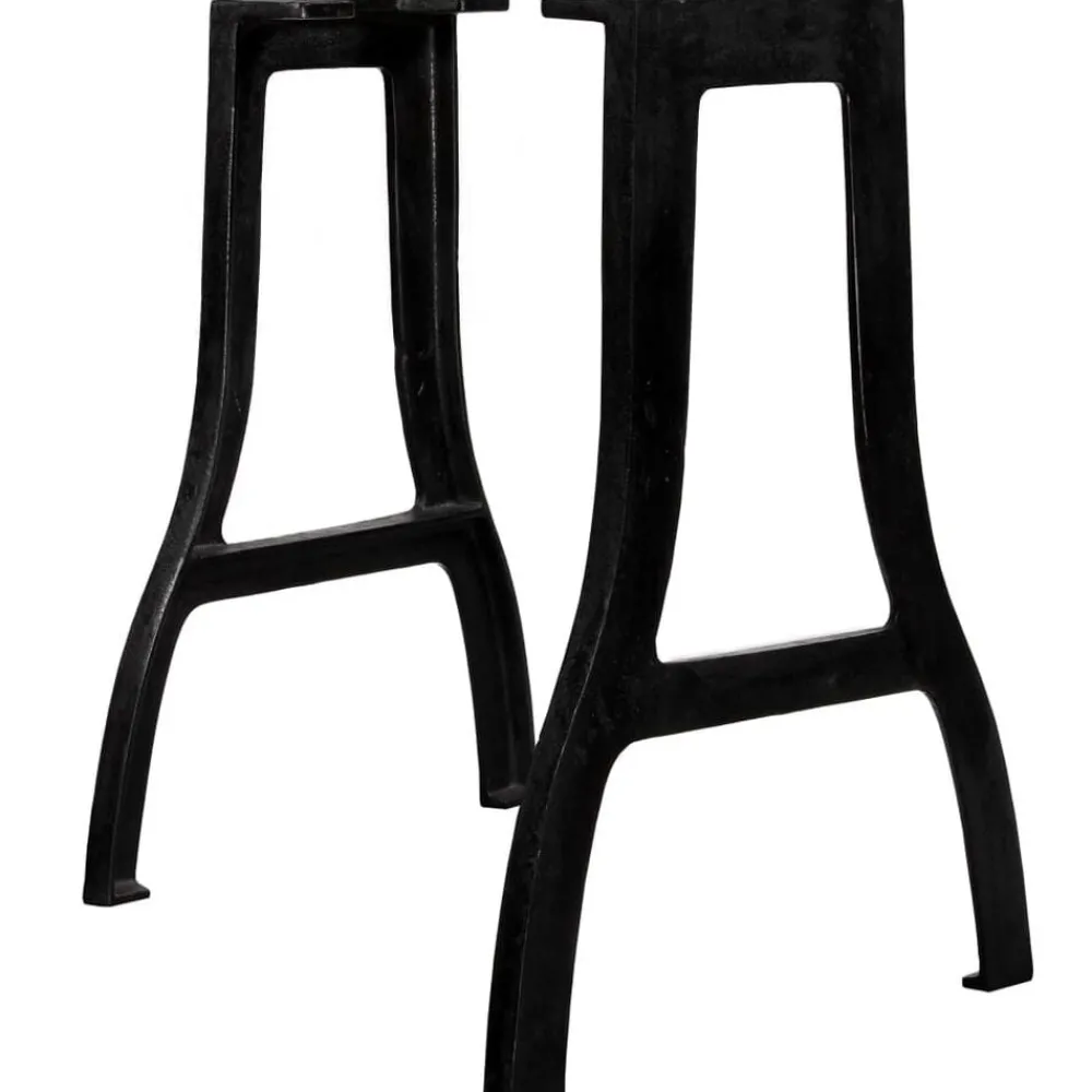 Accessoires Pour Tables-vidaXL Pied de table de salle à manger 2 pcs Cadre en A Fonte
