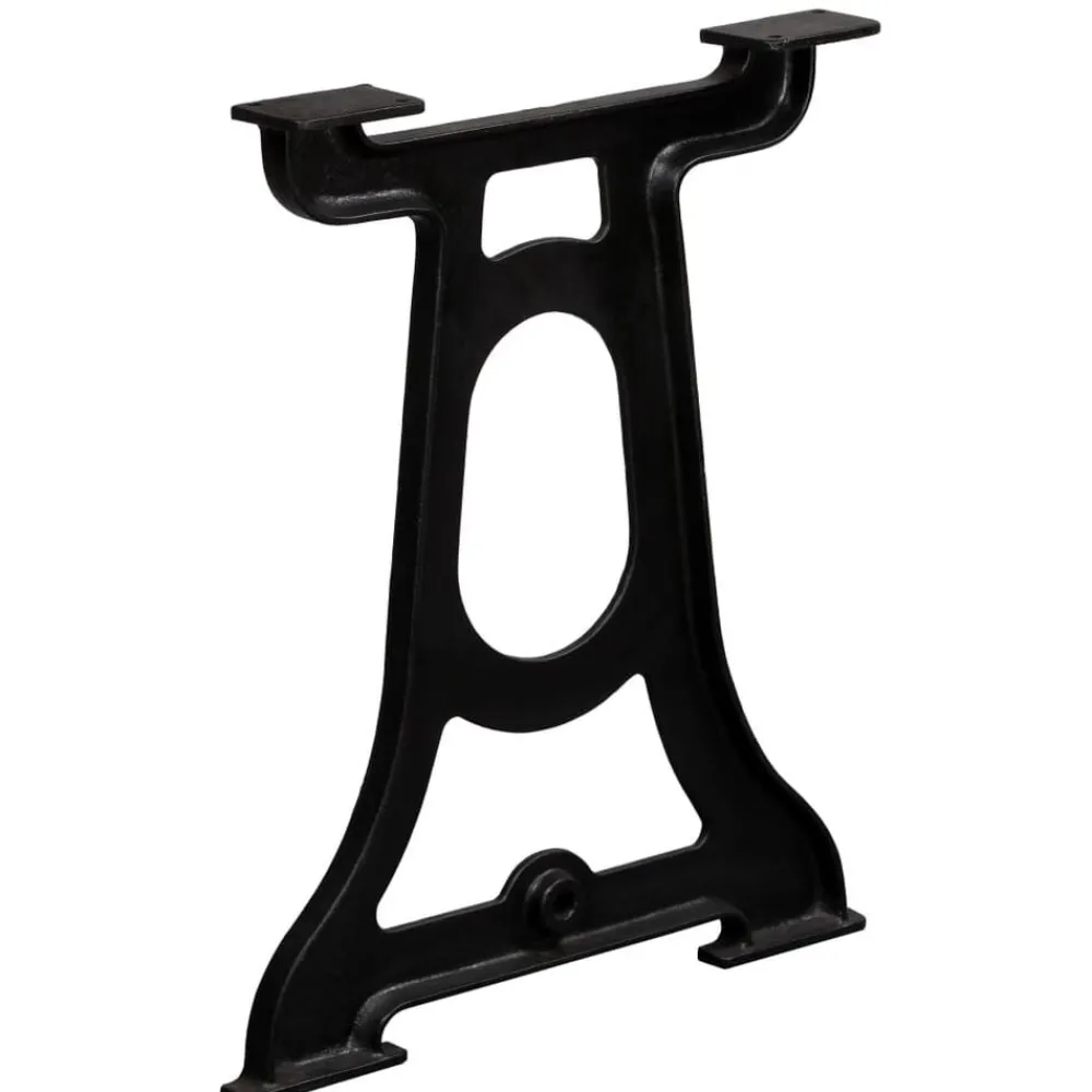 vidaXL Pied de table de salle à manger 2 pcs Cadre en Y Fonte