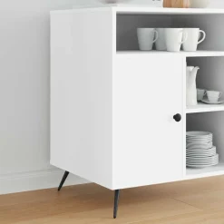 vidaXL Pieds de Support 2 pcs Noir 56 x 56 x 100 mm Fer