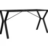 vidaXL Pieds de table à manger cadre en Y 140x60x73 cm acier