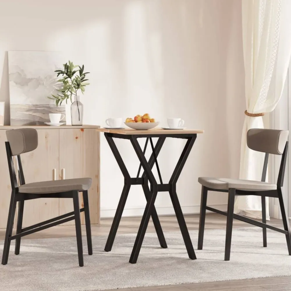 vidaXL Pieds de table à manger cadre en Y 50x40x73 cm acier