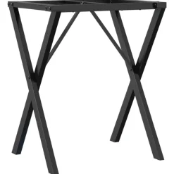 Accessoires Pour Tables-vidaXL Pieds de table à manger cadre en X 60x50x73 cm acier