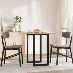 Accessoires Pour Tables-vidaXL Pieds de table à manger cadre en O 60x40x73 cm acier