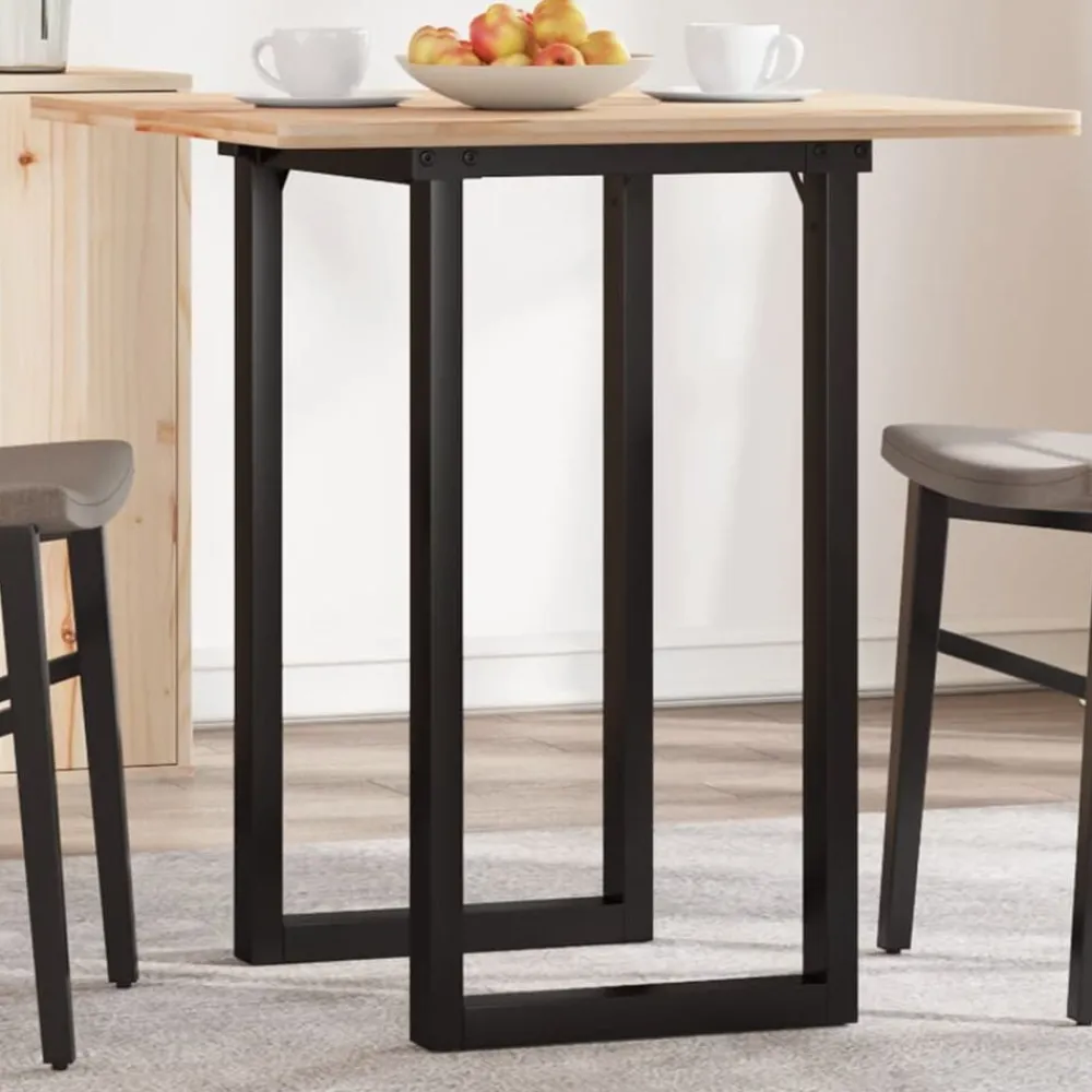Accessoires Pour Tables-vidaXL Pieds de table à manger cadre en O 60x40x73 cm acier
