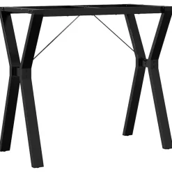 Accessoires Pour Tables-vidaXL Pieds de table à manger cadre en Y 80x40x73 cm acier