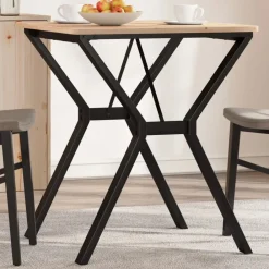 Accessoires Pour Tables-vidaXL Pieds de table à manger cadre en Y 60x60x73 cm acier