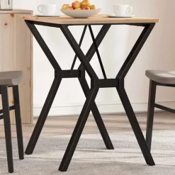 vidaXL Pieds de table à manger cadre en Y 60x50x73 cm acier