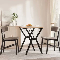 vidaXL Pieds de table à manger cadre en Y 60x50x73 cm acier