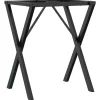 Accessoires Pour Tables-vidaXL Pieds de table à manger cadre en X 60x40x73 cm acier
