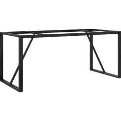 Accessoires Pour Tables-vidaXL Pieds de table à manger cadre en O 160x80x73 cm acier