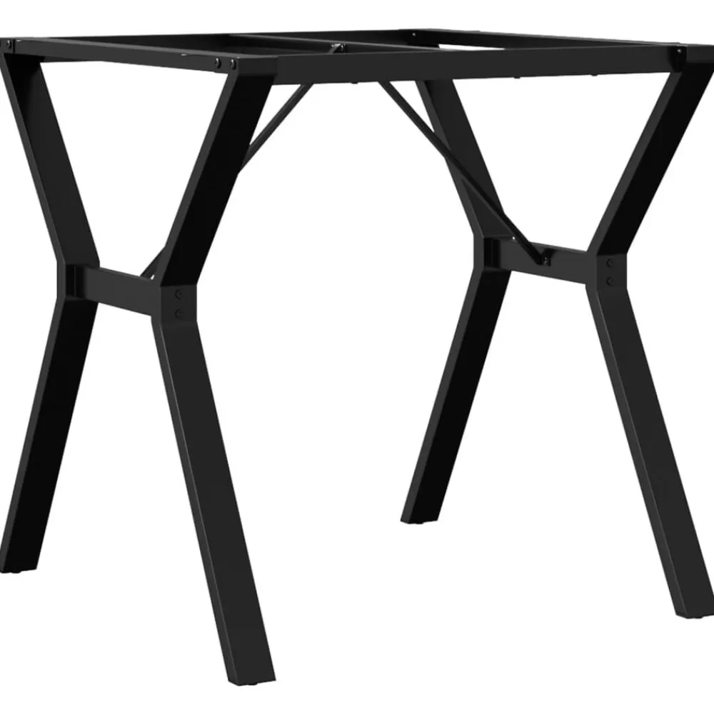 Accessoires Pour Tables-vidaXL Pieds de table à manger cadre en Y 70x70x73 cm acier