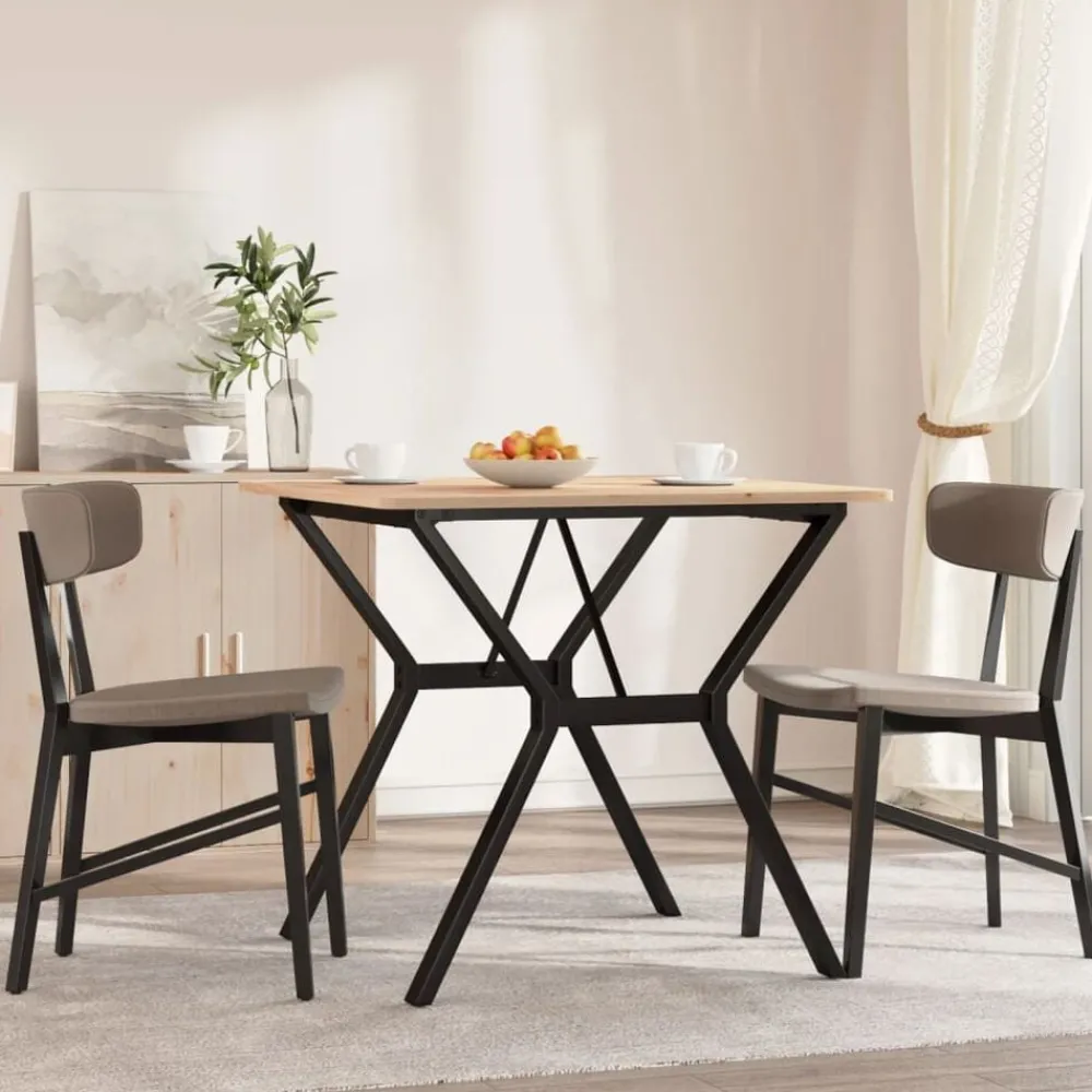 Accessoires Pour Tables-vidaXL Pieds de table à manger cadre en Y 70x70x73 cm acier