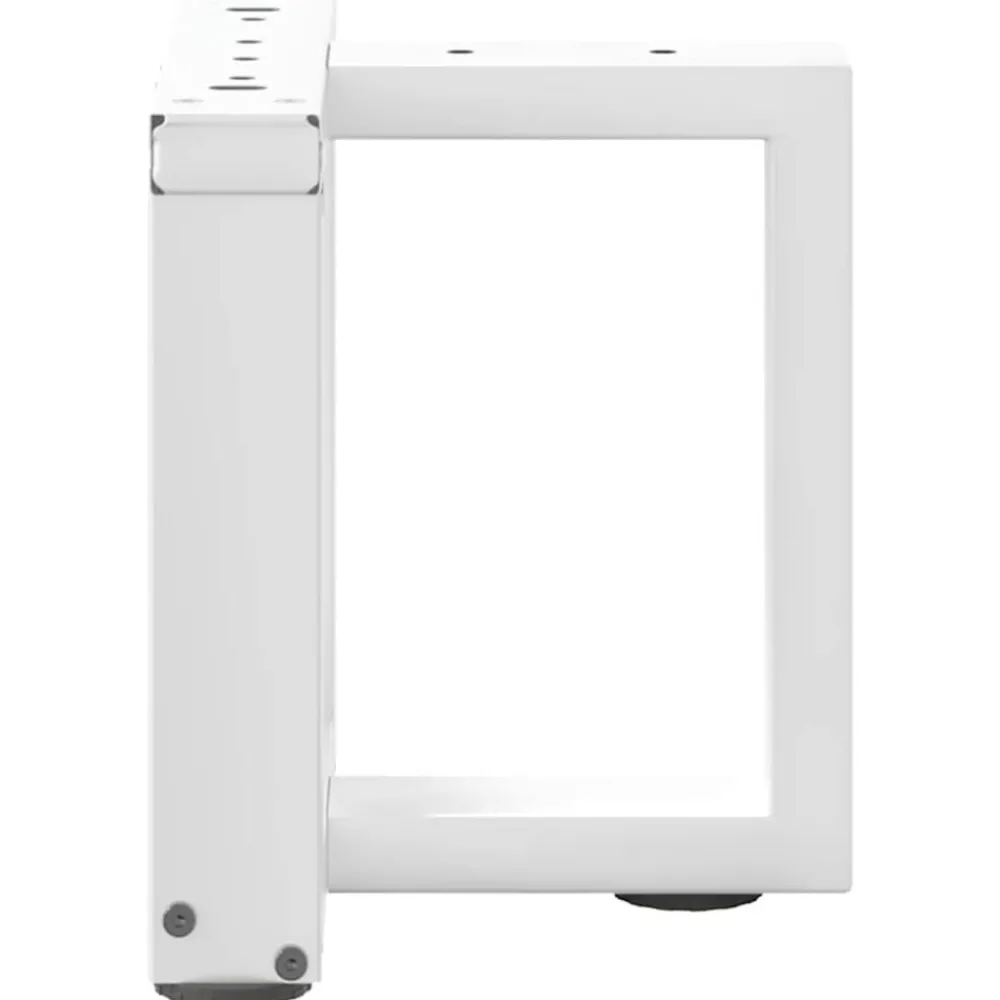 Accessoires Pour Tables-vidaXL Pieds de table basse en T, 2 pièces, , 30 x 25 x (30-31) cm, acier Blanc