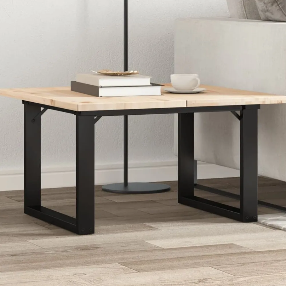 vidaXL Pieds de table basse cadre en O 50x40x38 cm acier