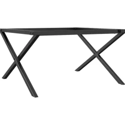 Accessoires Pour Tables-vidaXL Pieds de table basse cadre en X 80x70x43 cm acier