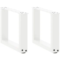 vidaXL Pieds de table basse en U 2 pièces 30 x (30-31) cm Acier