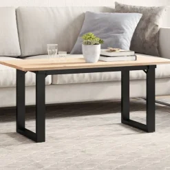Accessoires Pour Tables-vidaXL Pieds de table basse cadre en O 80x40x43 cm acier