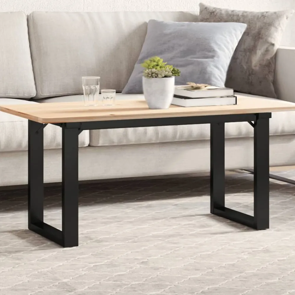 Accessoires Pour Tables-vidaXL Pieds de table basse cadre en O 80x40x43 cm acier