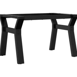 vidaXL Pieds de table basse cadre en Y 60x40x38 cm acier