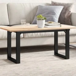 Accessoires Pour Tables-vidaXL Pieds de table basse cadre en O 90x30x43 cm acier