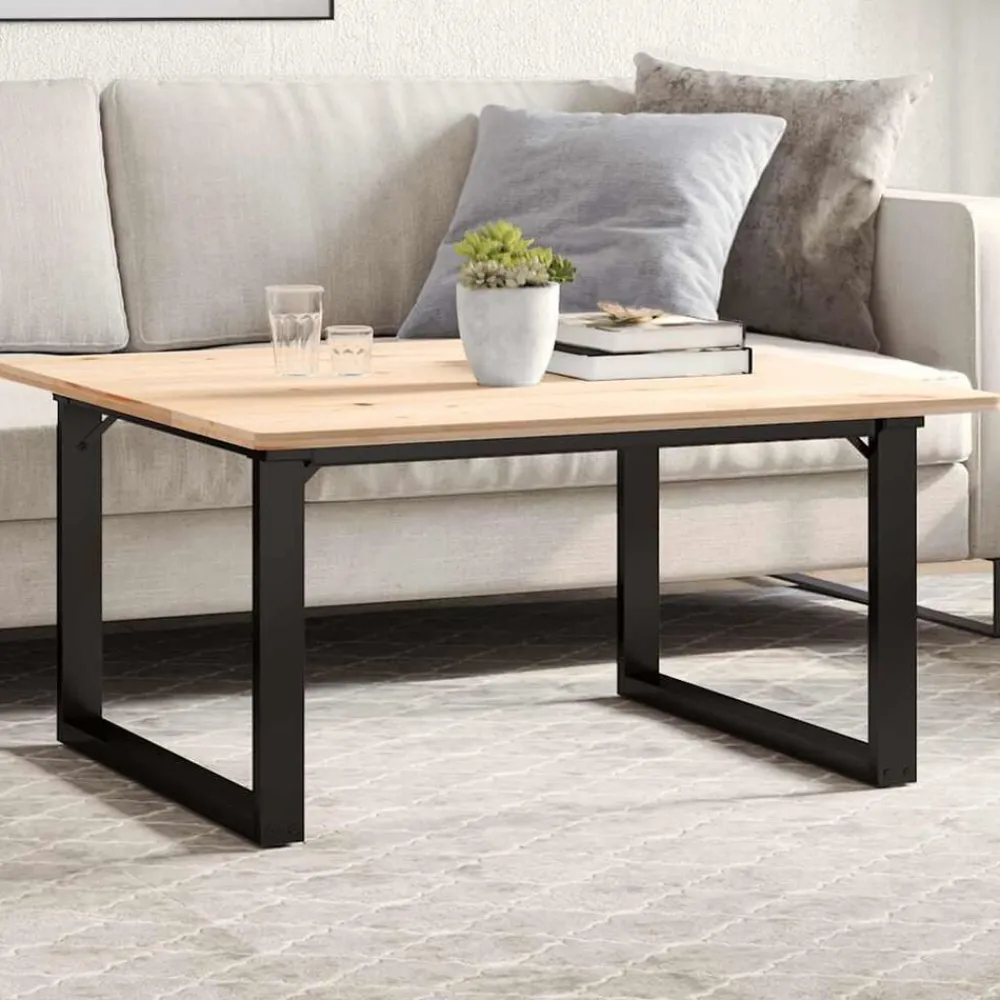 Accessoires Pour Tables-vidaXL Pieds de table basse cadre en O 70x60x43 cm acier