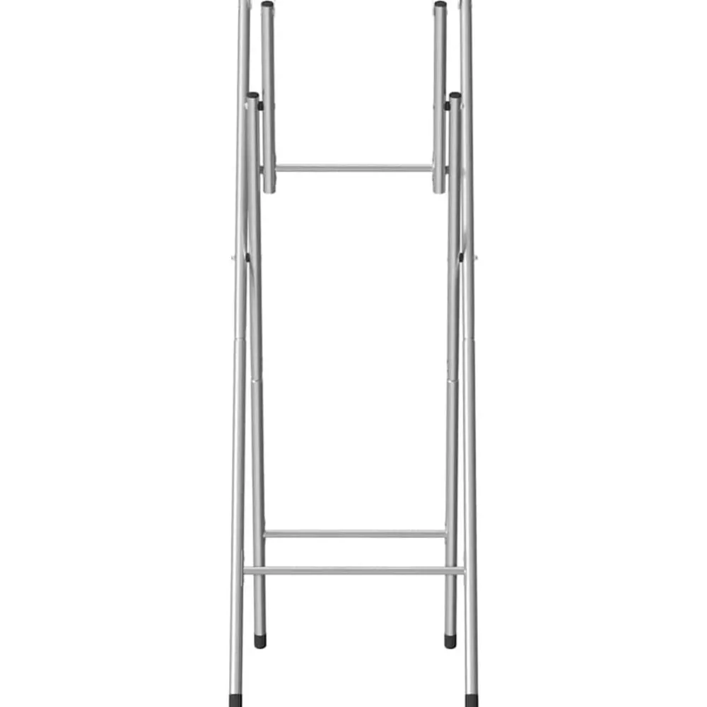 Accessoires Pour Tables-vidaXL Pieds de table de bar pliables Argenté 45x53x108 cm