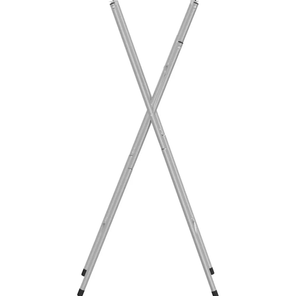 Accessoires Pour Tables-vidaXL Pieds de table de bar pliables Argenté 45x53x108 cm